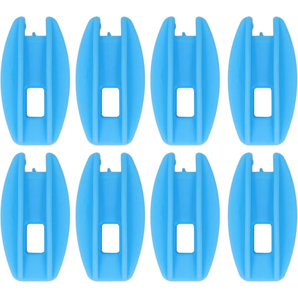 100 st hörnstolpsstängselisolator Regntät elektrisk stängselisolator för betesmark (blå)