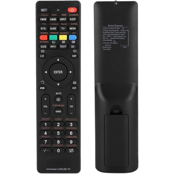 Sanyo Fjärrkontroll för TV Ce32Ld47 B Sanyo Universal HiFi Fjärrkontroll Abs Universal LED TV Fjärrkontroll för Smart Fjärrkontroll för Sharp för