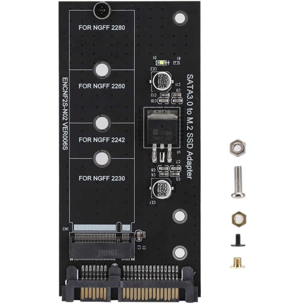M2 Till Adapter Riser Card M.2 Ngff Ssd Till 22Pin hårddisk Disk Stabil prestanda Adapter Riser Card