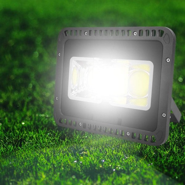 LED Flood Light, IP66 vattentät utomhusspotlight AC 85-265V, High Bright Floodlight för trädgård, innergård, gräsmatta, arbetsunderhåll, inomhus