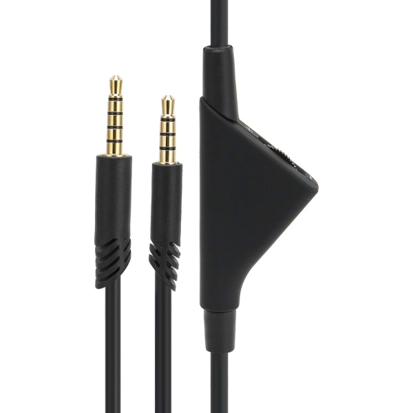 Hörlurar Ljudkabel Hörlurar Ljudkabel 2M Hörlurskabel Plug And Play Audio Line Volymkontroll för Logitech Astro A10 A30 A40