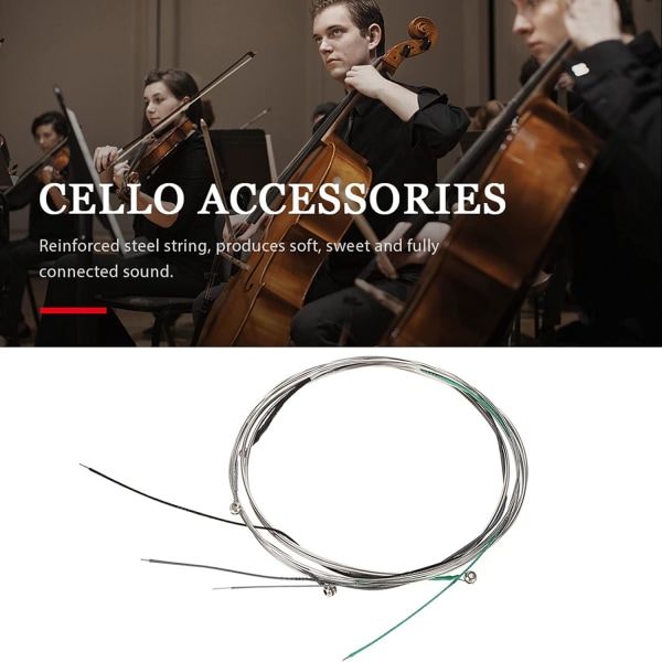 Cellosträngar Cello A String Ståltråd Irin Professionell ståltråd Cellosträngar V80 Musikinstrumenttillbehör