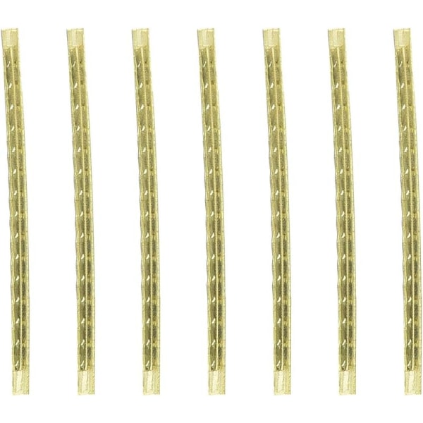 Fret Wiret Wire Medium Mässing 24st Set Elgitarttråd Gitarr Gripbräda Mässing Trådbredd 2,7 mm