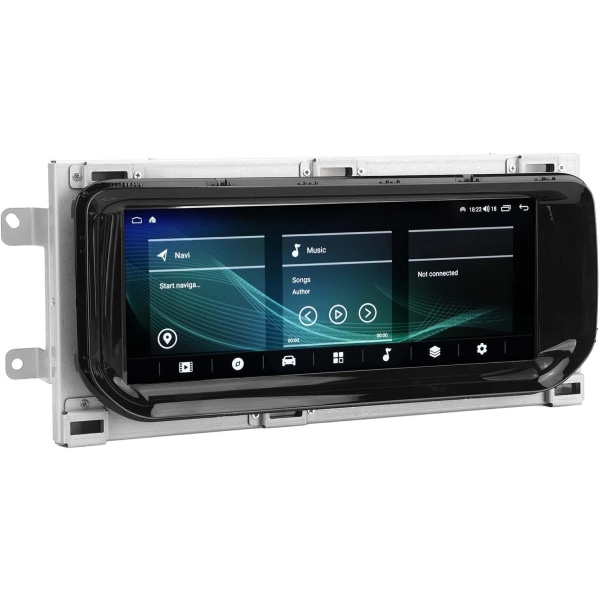 Dubbel Din bilstereo, 10,25 tum bilmultimediaspelare för Android 10 8 Core Ersättning för Land Rover Range Rover Sport L494 Bosch 2013-2016 (6+128G)