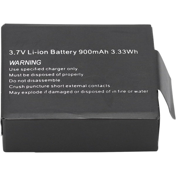 S009 3.7V Li Ion Batteri 900Mah 3.33Wh 3.7 Li Ion Batteri 900Mah 3.33Wh Black Sports Cam Batteri Original Sportkamera Batterier För Sj4000 Sj5000