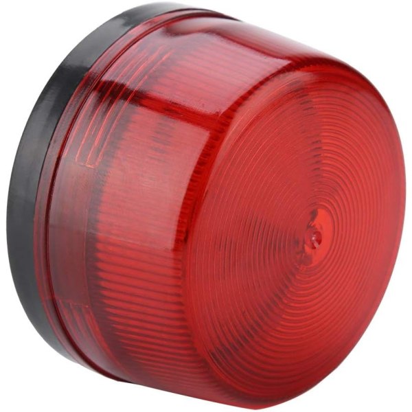 Rött blinkande blixtljus Blinkande rött ljus Säkerhet Röd 1st LED blinkande lampa Säkerhetslarm Blixtsignal Varningslampa