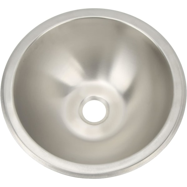 Rund RV Sink Rund Båt Sink 304 Rostfritt Stål RV Köksdisk 304 Rostfritt Stål RV Sink Tillåter