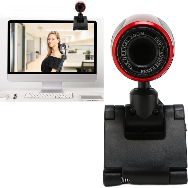 Hd Webcam Abs Usb2.0 Med Mic Hd Webcam Web Camera Cam 360 Degree För Dator PC Laptop För/Msn Webbkamera