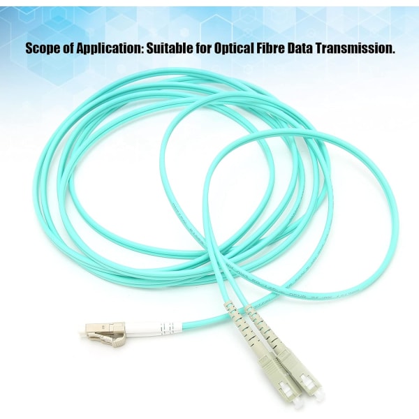 Optisk kabel Optisk kabel Pvc Optisk kabel Lc Upc Sc Upc Multimode Dualcore optisk fiber för dataöverföring.