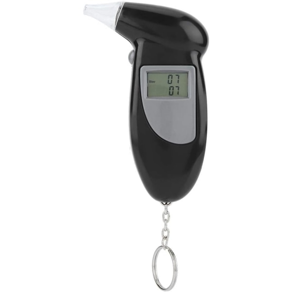 Alkoholtestare, alkotestare för att testa alkohol, digital LCD-skärm alkoholalkoholtestare Bärbar nyckelring utandningsanalysator (20st)
