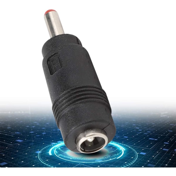 DC 2,1 till 1,35 plast, metall 5 st 5,5 X 2,1 hona till 3,5 x 1,35 mm hane DC-adapterkontakt Router Power DC Power Converter-kontakt