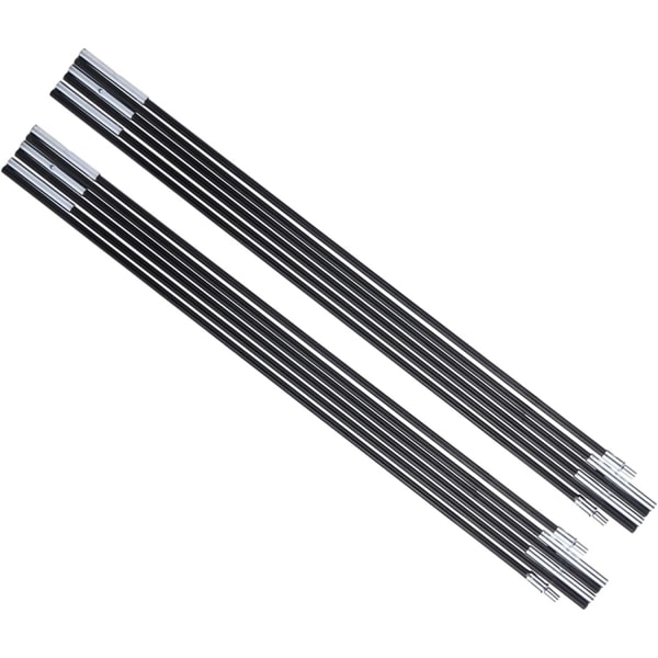 Byte av tältstänger Glasfiber Glasfiber Camping Tältstänger Utomhus Sunshelterport Stavar Markissats Varillas Para Casa De Campa帽A Svart