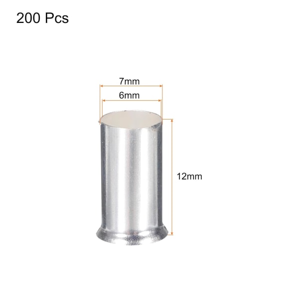 200Stk unisole sto? Kontakt 6awg trådkontakt för el dr? Hte crimpen pods clamp