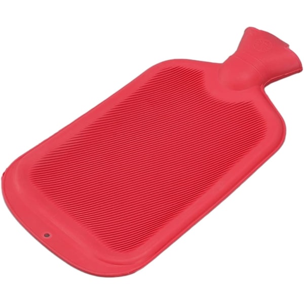 Hose Enema Bag Kit, 2L Set med vidöppning tar bort avfall för bad och dusch (röd)