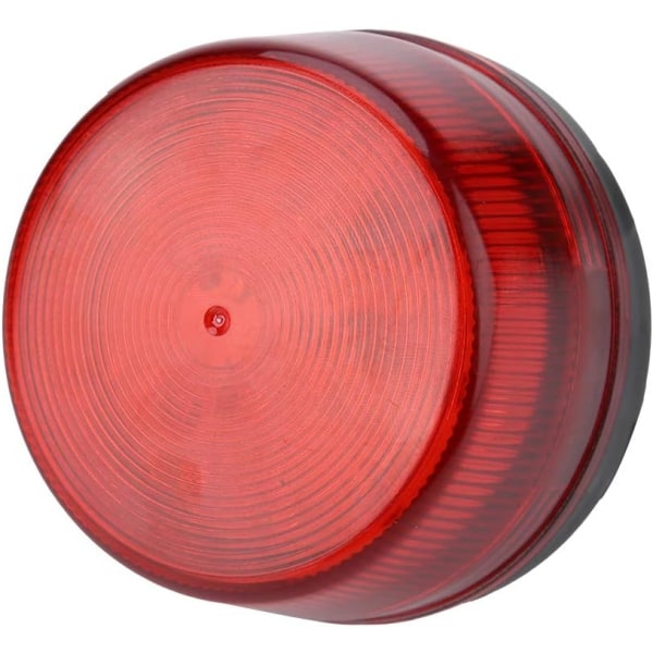 Rött blinkande blixtljus Blinkande rött ljus Säkerhet Röd 1st LED blinkande lampa Säkerhetslarm Blixtsignal Varningslampa