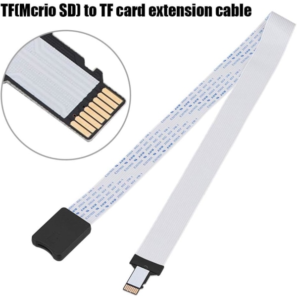 Micro SD-kortförlängningskabel Micro SD-förlängningskabel Plast Ffc Ny Micro SD-minneskortplats till Tf-kortförlängningskabel med case