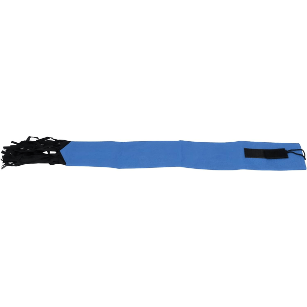 Horse Tail Guard hästsvansskydd Hudvänlig krok och ögla ovävt tyg för djurskötsel (blå)