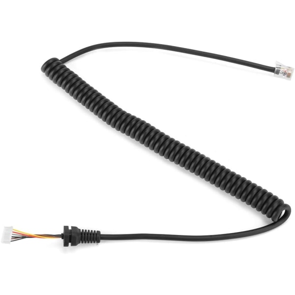 Mikrofoner Kabel Mikrofoner Kabel Abs 6-stifts mikrofonkabel sladd trådlinje för Yaesu Ft-7900R Ft-8900R bilradio Mh-48 högtalare