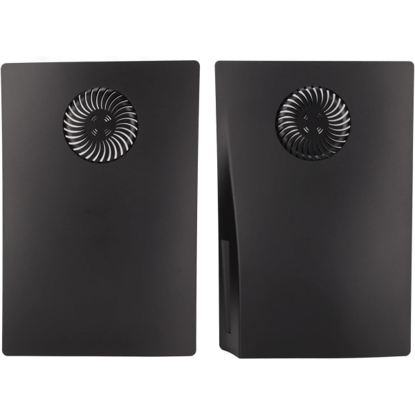 PS5-plattor Byte av frontpanel Abs-frontskivor för PS5 damm- och reptålig cover med kylflänsport för PS5-skiva