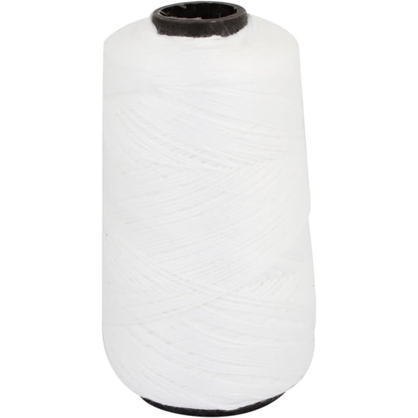 Inköpskarta 0,5 mm Clew Tower-form Bindningssnöre för slips, bomull, vit?