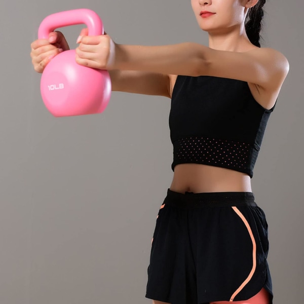 Kettlebell vikt, fitness Kettlebell miljövänlig multifunktionell stabil botten integrerad gjutning för gym