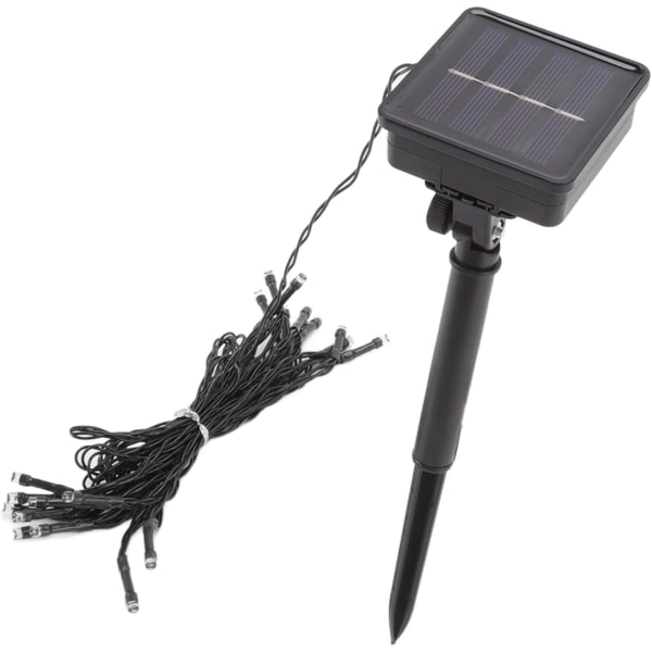 Soldrivna slingljus Romantiska Energieffektiva Automatiska Solar Lamp Strängljus Romantiska 2 lägen 16,4 fot IP65 Vattentät för trädgård