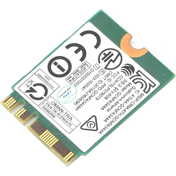 Trådlöst nätverkskort med dubbla band Trådlöst nätverkskort med dubbla band Trådlöst nätverkskort med dubbla band Qcnfa344A Wifi för Bluetooth -chip Modell Trådlöst