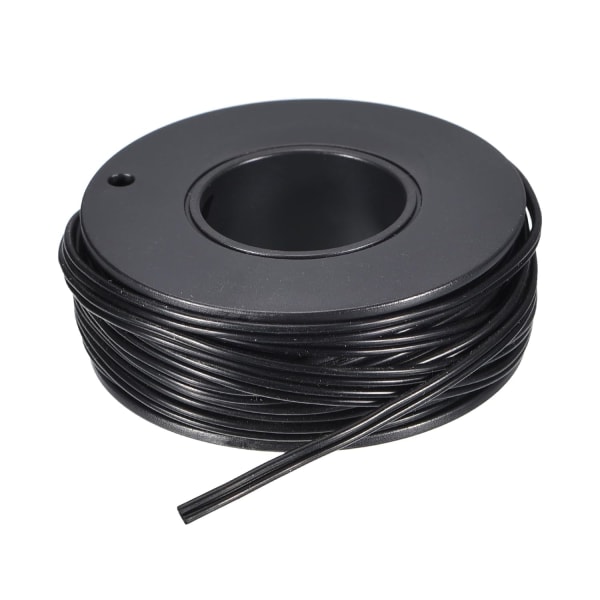30AWG silikonbågkabel 2pin 30 gauge platt kabel flexibel silikontråd 7,5 m/24,6 fot svart tvinnad förtent koppartråd för modell