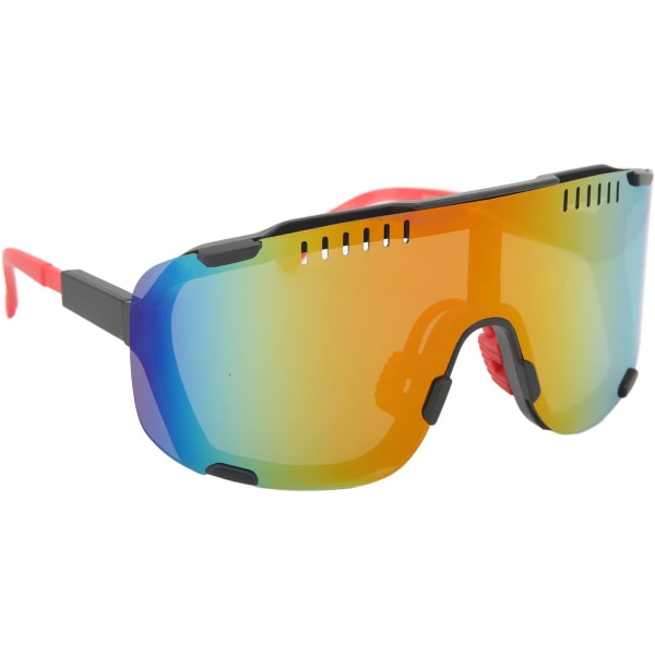 Motorcykelsolglasögon vindtät mjukt gummi Nässkydd UV-beständiga cykelglasögon med förvaringsväska för löpning