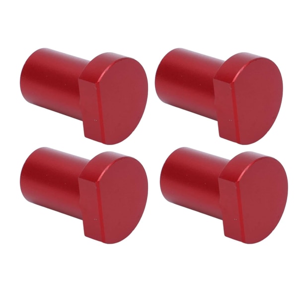 Bänkbromsar, höghållfasta bänkspärrar 4 praktiska bitar för snickeri (röd)