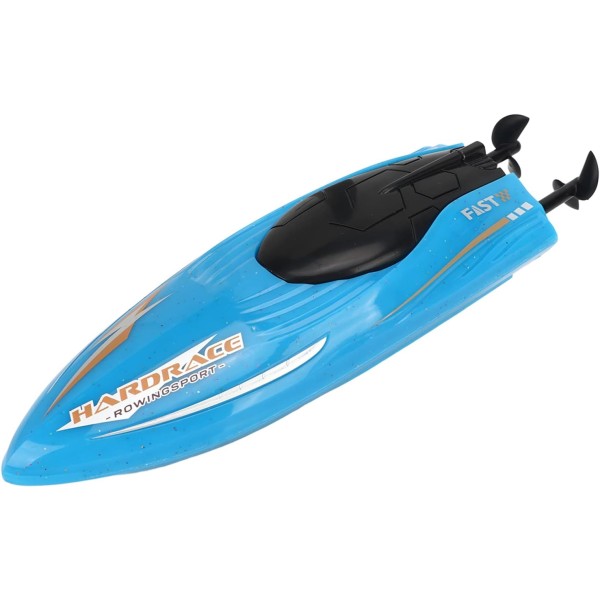 Fjärrstyrd speedbåt, 2,4G Mini RC-båt för pool (blå)
