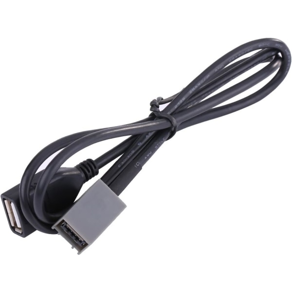 Bil USB Adapter Kabel, 60 cm Bil USB 2.0 AUX In Adapter Kabel Ljudförlängningskabel för Honda Mitsubishi 2009 och framåt