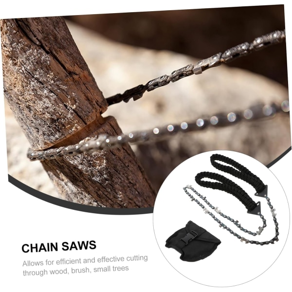 Hand Chainsaw Survival Kedjesågar Flätningsverktyg Motorsågar för handfällbar motorsåg Vandring Handbåge Motorsåg Fickredskap Handverktygsresor