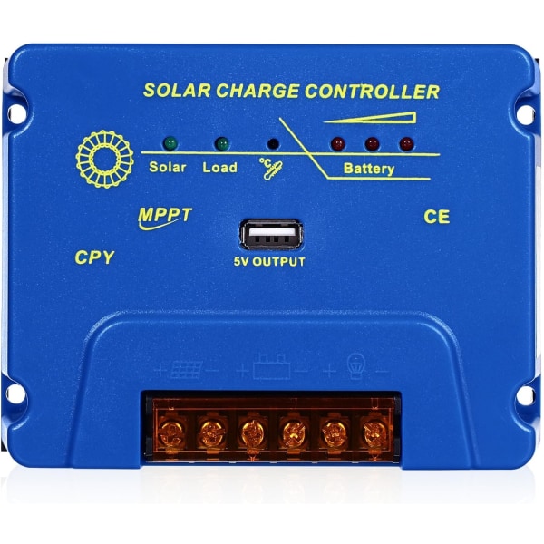 C Laddningsbara batterier Laddningskontroll Solar Battery Regulator Solar Battery Controller Solar Panel Batteri Regulator Solar System