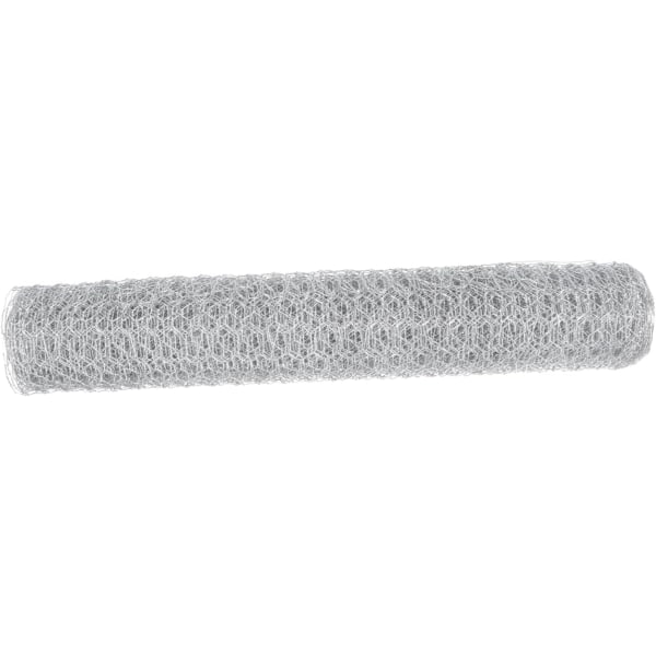 1 rulle DIY taggtråd metall staket tråd staket dekorativt staket galvaniserat kyckling staket Fjäderfäuppfödning Mesh kyckling tråd staket nät metall
