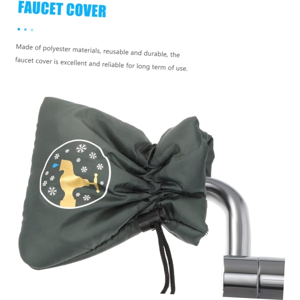 10 st Cover Anti Frost Utomhus Cover Kran Frost Protector Frystappsisolator Utvändigt cover Isolerat kranskydd