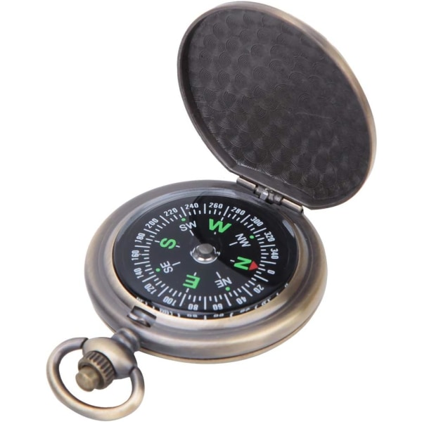 Pocket Compass Old J35A Vintage Portable Zink Legering Flip-kompasser för utomhusnavigeringsverktyg