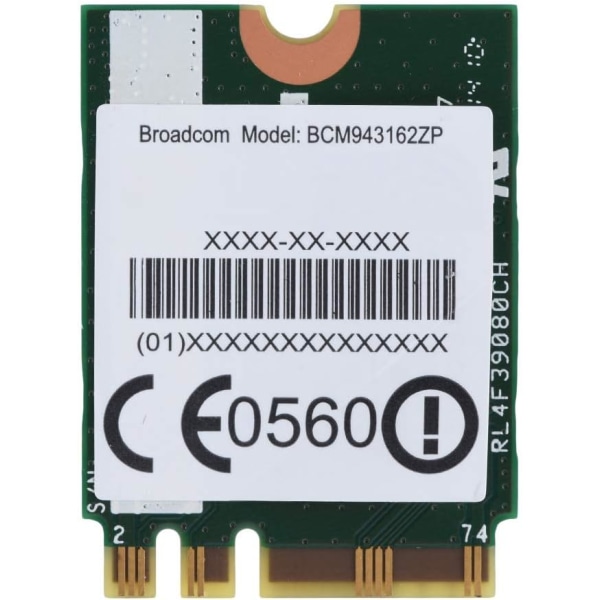 Lenovo 520 WiFi-kort PCB-nätverkskort Dual Band 2.4G 5G 433Mpbs Network Ngff Wireless WiFi-kort för Lenovo