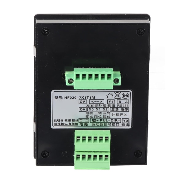 Motorns rörelsestyrningsmodul 2-fas stegmotorstyrenhet Abs Motorrörelsestyrningsmodul Stepperservo 5-siffrig displaygräns DC 12‑24V motor