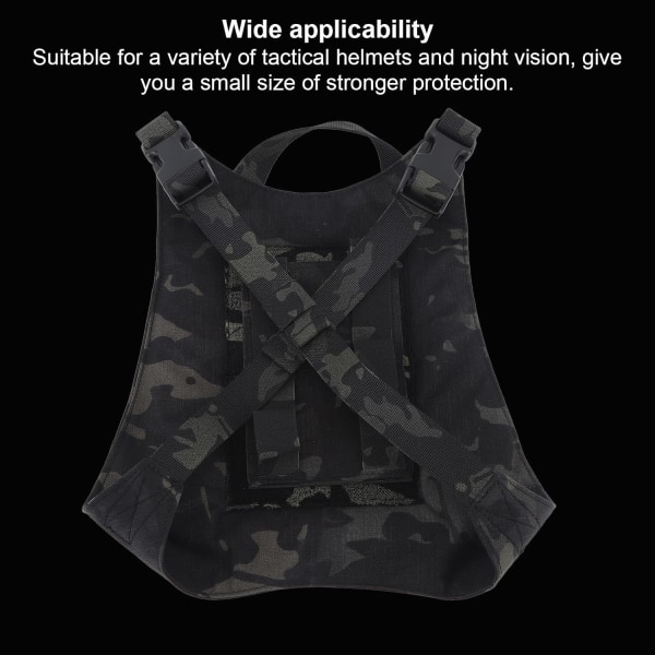 Snabbt utplacerad hjälmväska, Militär bärväska i nylon , lätt att använda, avtagbar och hållbar för lagaktiviteter