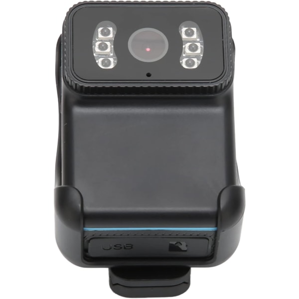 1080P Hd Police Body Camera Clip On Actionkamera med Wifi Abs Actionkamera Hd 25Fps Night Vision Wifi Videokamera Videokamera för säkerhetskontroller