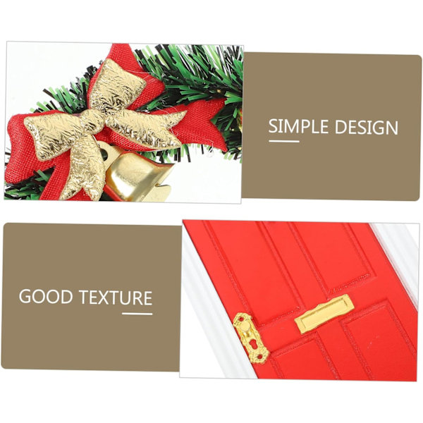 1 Set An Beslag Födelsekrubba Ornament Decoraciones Para Baños Xmas Ornament Mini Ornaments Jul Krans Hus Miniatyr Möbler Garland