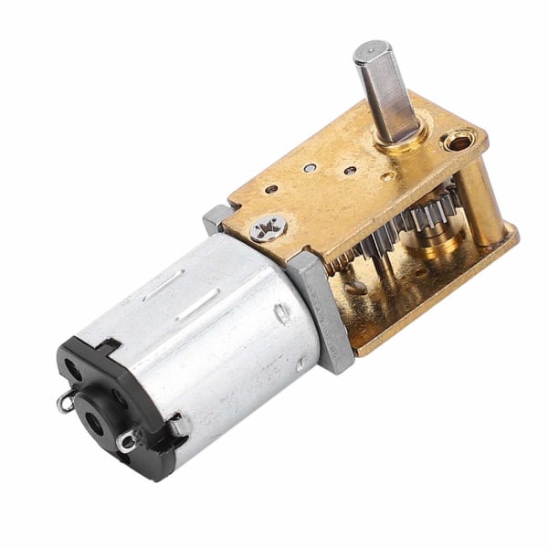 Zinkaxelreduktionsmotorer Kugghjul Miniväxelmotor Mikrosnäckväxelreducerare Borste DC-motorer Elektroniska enheter 1218Gen20(Dc6V 70rpm) (DC3V 30RPM)