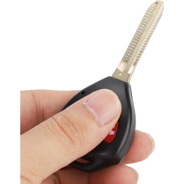 Bilnyckel, nyckelbricka, 3 knappar oskuren smart bilnyckel 312 MHZ Passar för Toyota Yaris 2007-2013 MOZB41TG