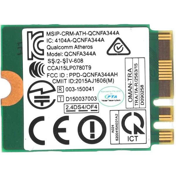 Trådlöst nätverkskort med dubbla band Trådlöst nätverkskort med dubbla band Trådlöst nätverkskort med dubbla band Qcnfa344A Wifi för Bluetooth -chip Modell Trådlöst