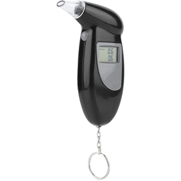 Alkoholtestare, alkotestare för att testa alkohol, digital LCD-skärm alkoholutandningstestare Bärbar nyckelring utandningsanalysator (50 st)