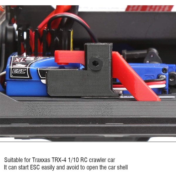 Trx4 Trx4 Sories Plastic Esc Easy Start Power för Traxxas TRX 4 1 10 Rc Crawler Car