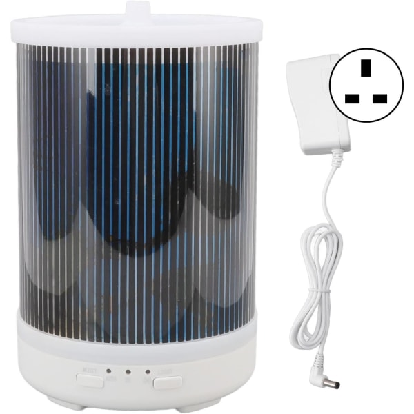 Luftfuktare, spridare för eterisk olja Lätt att rengöra 100-240V LED-kontorslampa (UK-kontakt)