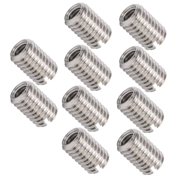 M5 till M8 Gängadapter Insats Rostfritt 303 Rostfritt stål 10st Gängreparationsmutter Rostfritt stål Fästtillbehör M5 X 0,8MM M8 X 1,25MM