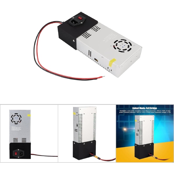 Ender 3 Pro Power Supply Power Supply Module 3D-skrivare Reglerad power för Ender 3 3Pro Dc24V 15A Output Ac110V 240V Input